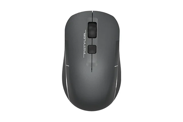 A4Tech FB26CS Air2 Bluetooth and 2.4G Wireless Mouse - Smoky Grey