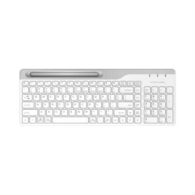 A4Tech FBK25 Bluetooth & 2.4G Wireless Keyboard - White