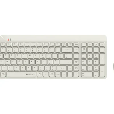 A4Tech FG2400 Air2 2.4G Wireless QuietKey Combo Set - White