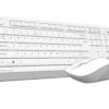 A4Tech Fstyler FG1010S Wireless Keyboard & Silent Mouse Combo - White