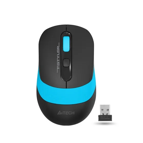A4Tech Fstyler FG10S 2.4GHz Wireless Silent Click Mouse - Blue
