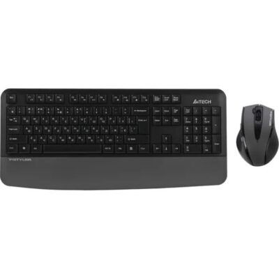 A4Tech Fstyler FG2500S Plus keyboard with mouse combo - Grey