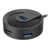 A4Tech HUB30C HUB USB3.0 4 Ports Type C Plug - Black