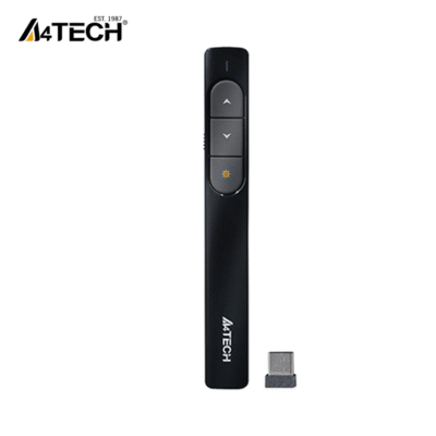 A4Tech LP15 2.4GHz Wireless Laser Presenter Pen - Black