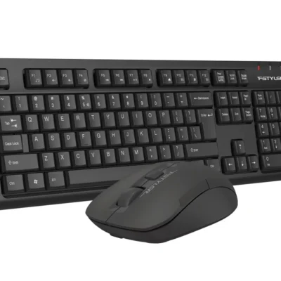 A4tech Fstyler FG1200S 2.4G Multimedia Wireless Desktop Keyboard & Mouse - Black