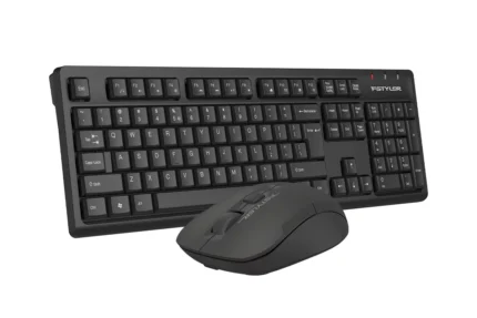 A4tech Fstyler FG1200S 2.4G Multimedia Wireless Desktop Keyboard & Mouse - Black