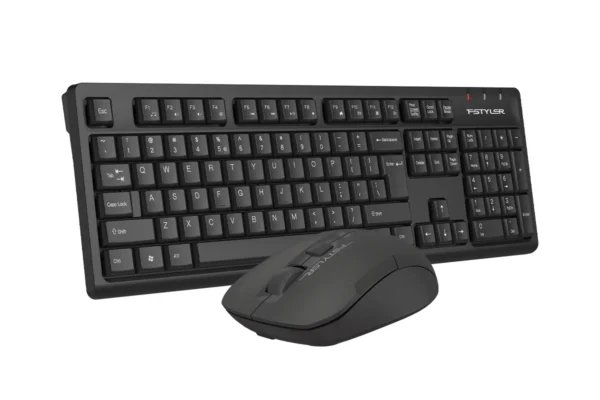 A4tech Fstyler FG1200S 2.4G Multimedia Wireless Desktop Keyboard & Mouse - Black