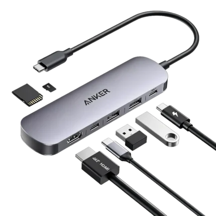 Anker A83D2 USB C Hub 7-in-1 Multi-Port USB Adapter
