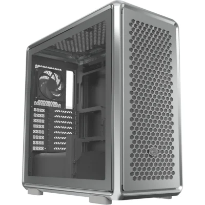 Cooler Master MasterFrame 600 ARGB Mid-Tower PC Case with 4 ARGB Fans - Silver