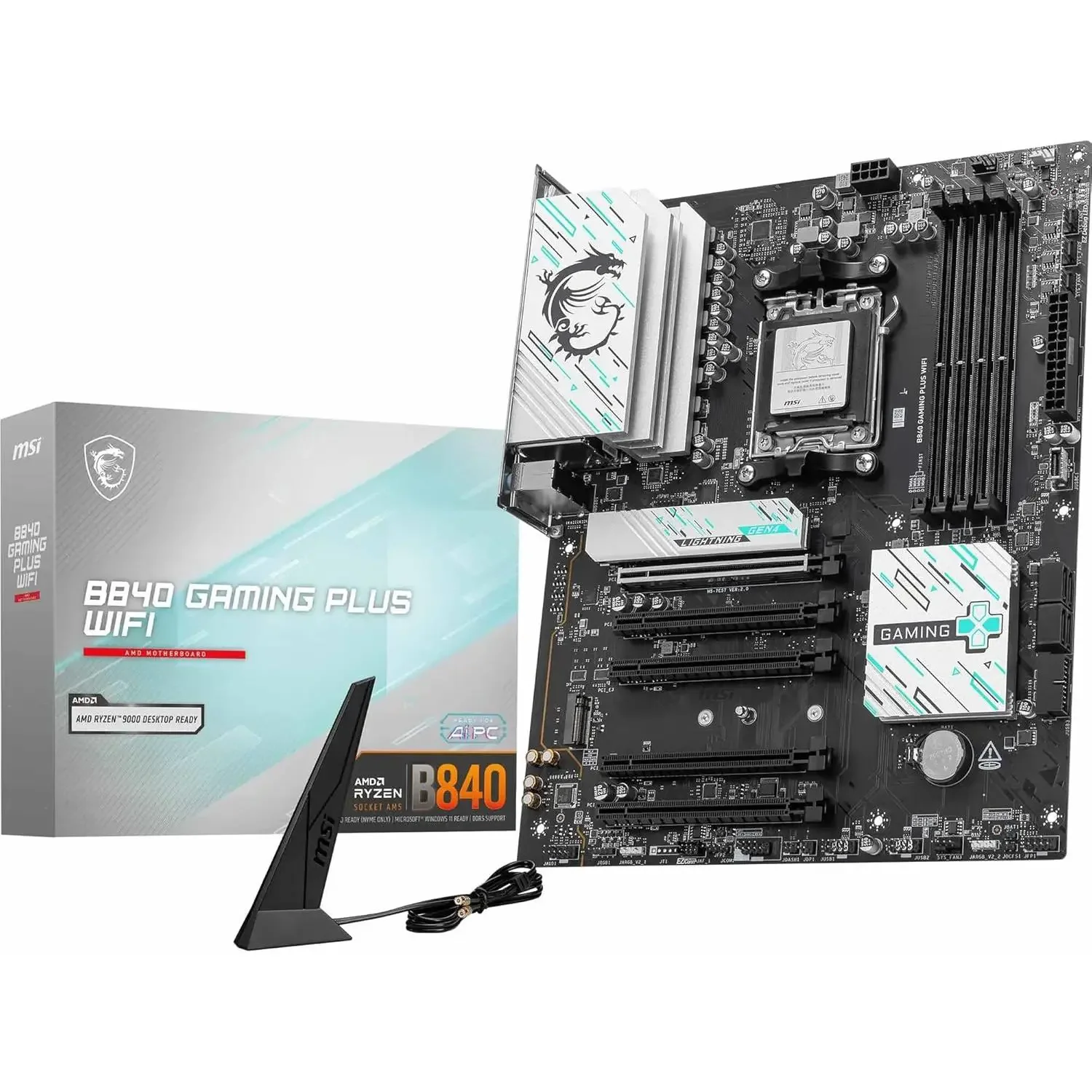 MSI B840 Gaming Plus WiFi AM5 ATX Motherboard