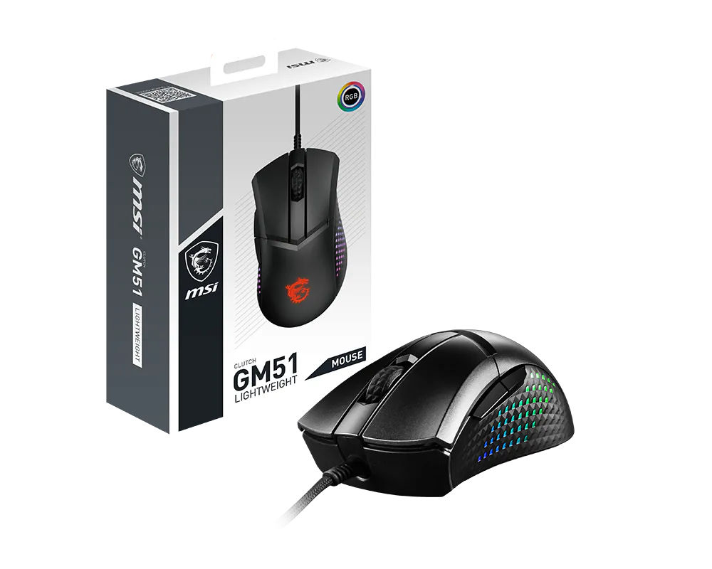 MSI Clutch GM51 Lightweight Wireless - Mouse