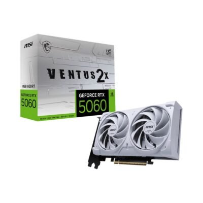MSI GeForce RTX™ 5060 8G VENTUS 2X OC White Graphic Card - White