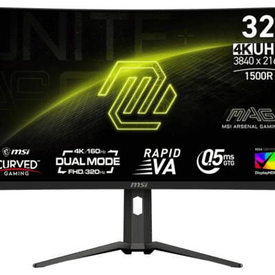 MSI MAG 321CUPDF 32” 4K HDR Curved Gaming Monitor