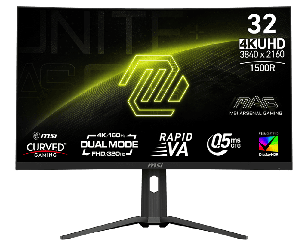 MSI MAG 321CUPDF 32” 4K HDR Curved Gaming Monitor