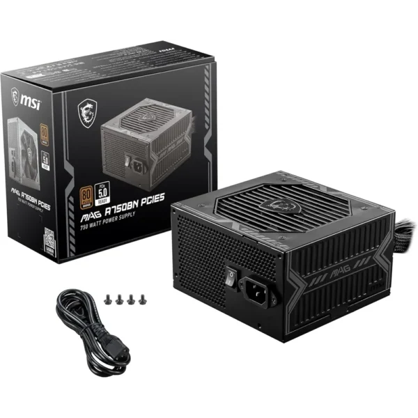 MSI MAG A750 BRONZE PCIE 5 Power Supply