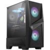 MSI MAG Forge 100R Mid-Tower ATX Gaming Case - Black