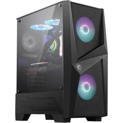 MSI MAG Forge 100R Mid-Tower ATX Gaming Case - Black
