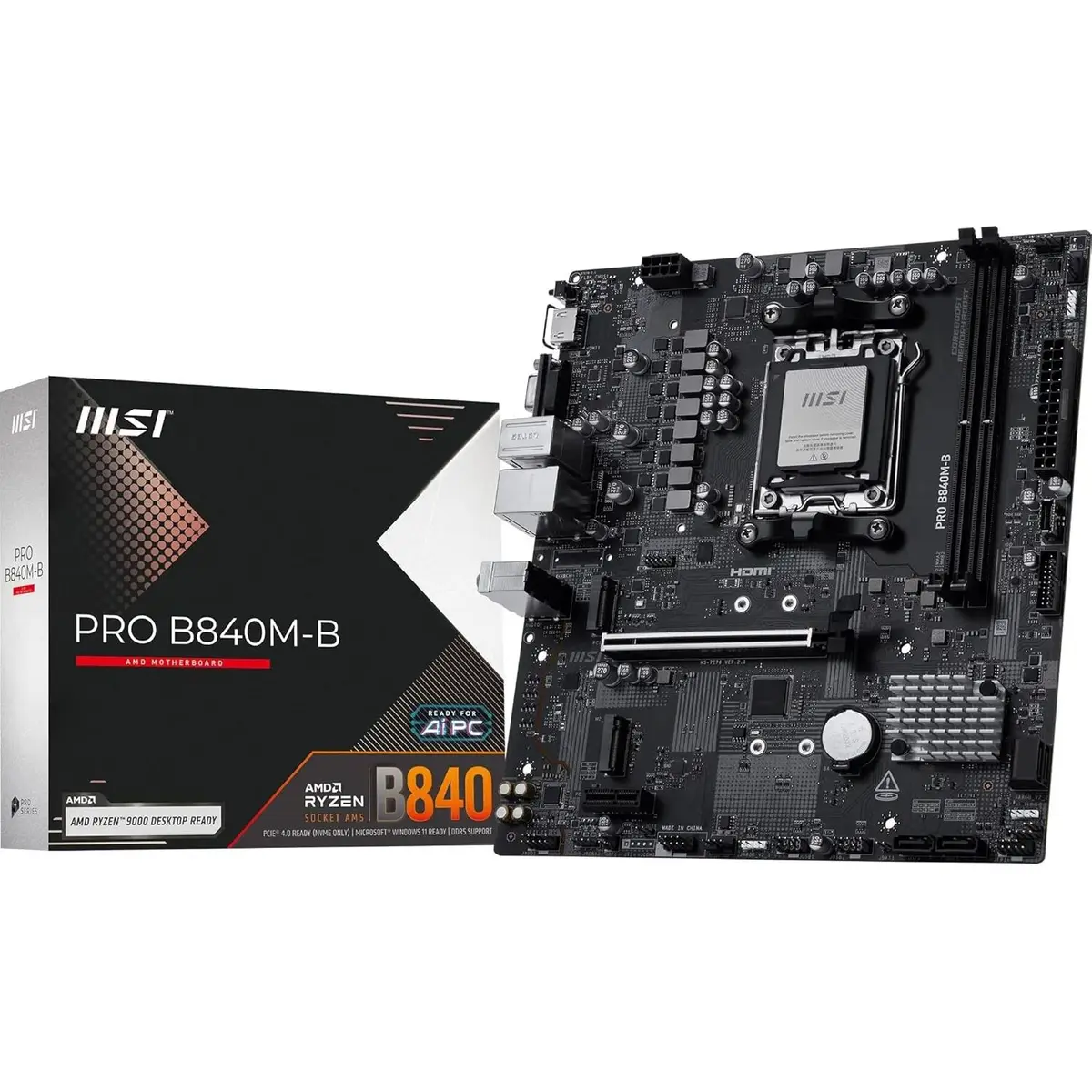 MSI Pro B840M-B DDR5 AMD Motherboard