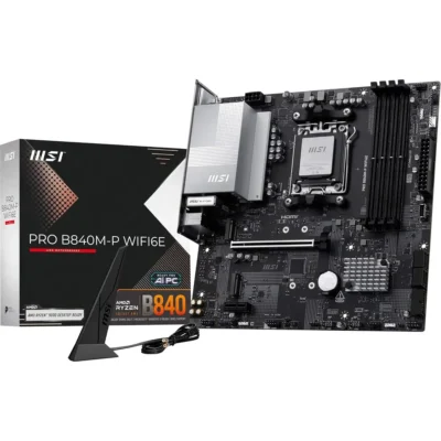 MSI Pro B840M-P Wifi6E M-ATX AM5 Motherboard