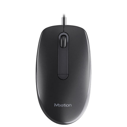 Meetion M100 Wired Silent 1200 DPI Ergonomic Optical Mouse
