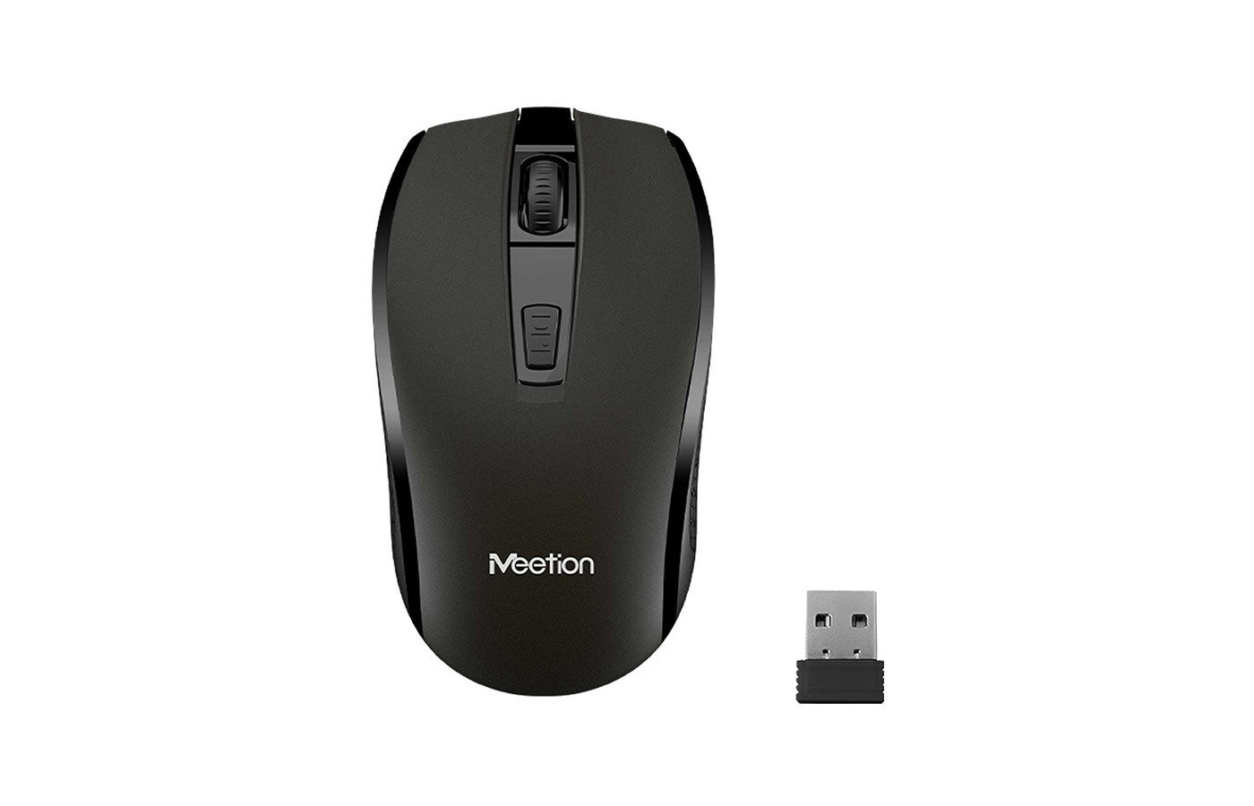 Meetion R560 2.4G Wireless Laptop Optical Mouse - Grey