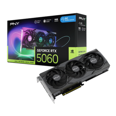 PNY GeForce RTX 5060 8GB Stealth OC Graphics Card