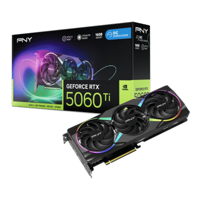PNY NVIDIA GeForce RTX 5060 Ti 16GB OC 3 Fan OC Graphics Card