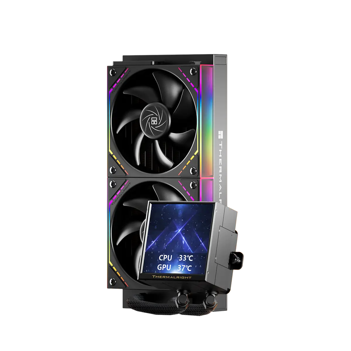 Thermalright Peerless Vision 240 LCD ARGB AIO liquid CPU Cooler - Black