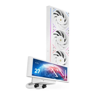 Thermalright Trofeo Vision 360 LCD ARGB Display AIO CPU Liquid Cooler – White