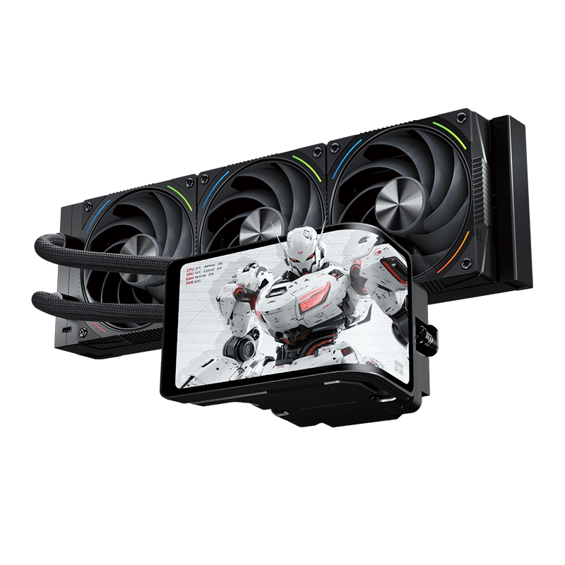 Thermalright Wonder Vision 360 Turbo LCD ARGB CPU Liquid Cooler - Black