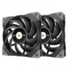 Thermaltake ToughFan 12 High Static Pressure 120mm Radiator Case Fan - 2 Fan Pack