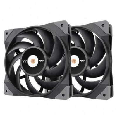 Thermaltake ToughFan 12 High Static Pressure 120mm Radiator Case Fan - 2 Fan Pack