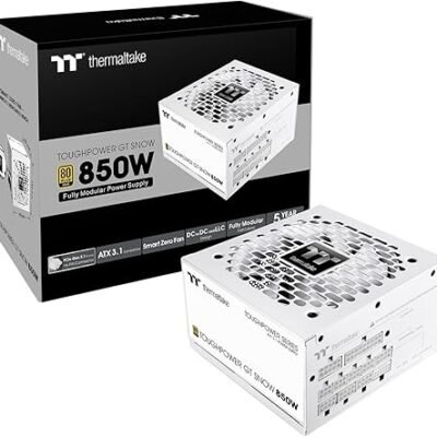 Thermaltake Toughpower GT 850W 80 Plus Gold Power Supply - Snow