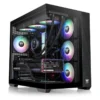Thermaltake View 380 TG ARGB Mid Tower Gaming Case - Black