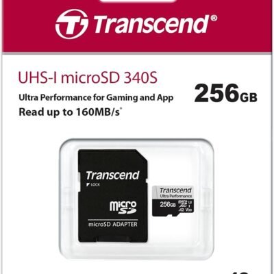 Transcend 340S 256GB micro SD High Performance Memory Card