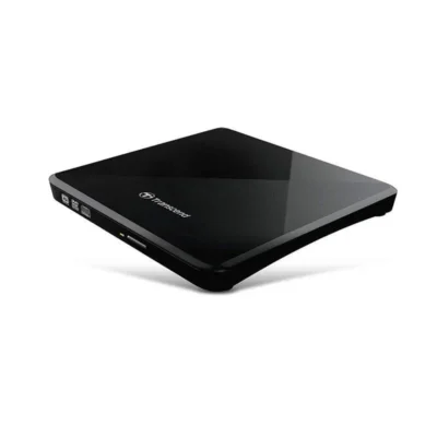 Transcend Slim Portable DVD Writer - Black