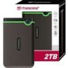 Transcend StoreJet 25M3G 2TB USB 3.0 Portable Hard Drive - Black