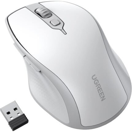 UGREEN 15805 2.4G Bluetooth Wireless Mouse - White