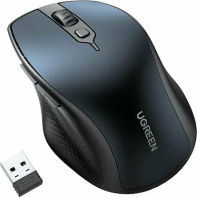 UGREEN 15807 MU101 Ergonomic Wireless Mouse – Blue