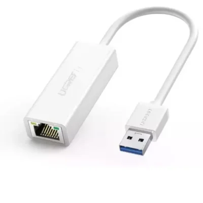 UGREEN 20255 USB 3.0 to RJ45 Gigabit Ethernet Adapter - White