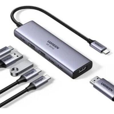 UGREEN 35999 USB-C Hub 6-in-1 Adapter with 4K HDMI