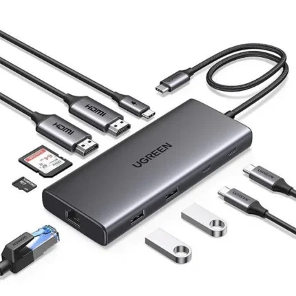 UGREEN 45380 10-in-1 USB-C Docking Station Dual 4K@60Hz HDMI