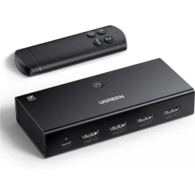 Ugreen 55857 HDMI Switch 3 in 1 Out 4K@60Hz HDMI Splitter with Remote Supports