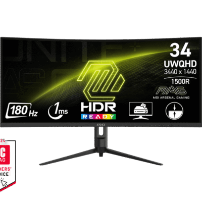 MSI MAG 342CQR E2 180Hz UWQHD 34" Gaming Monitor