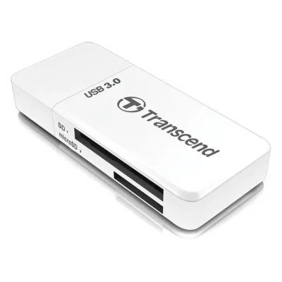 Transcend RDF5W SD/MICROSD Card Reader - White