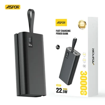 ASPOR A337 30000mAh 22.5W PD Fast Charge Power Bank