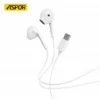 Aspor A221 Type‐C Stereo Wired Earphone Full Compatible
