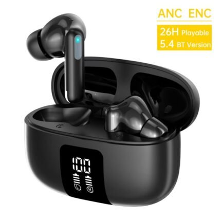 Aspor A639 ANC & ENC Wireless Earbuds 26h Total Battery Life