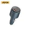 Aspor A920 95W Super Fast Charging USB Car Charger for Mobile Phones