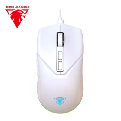 JEDEL GM700 RGB 7D Gaming Mouse - White